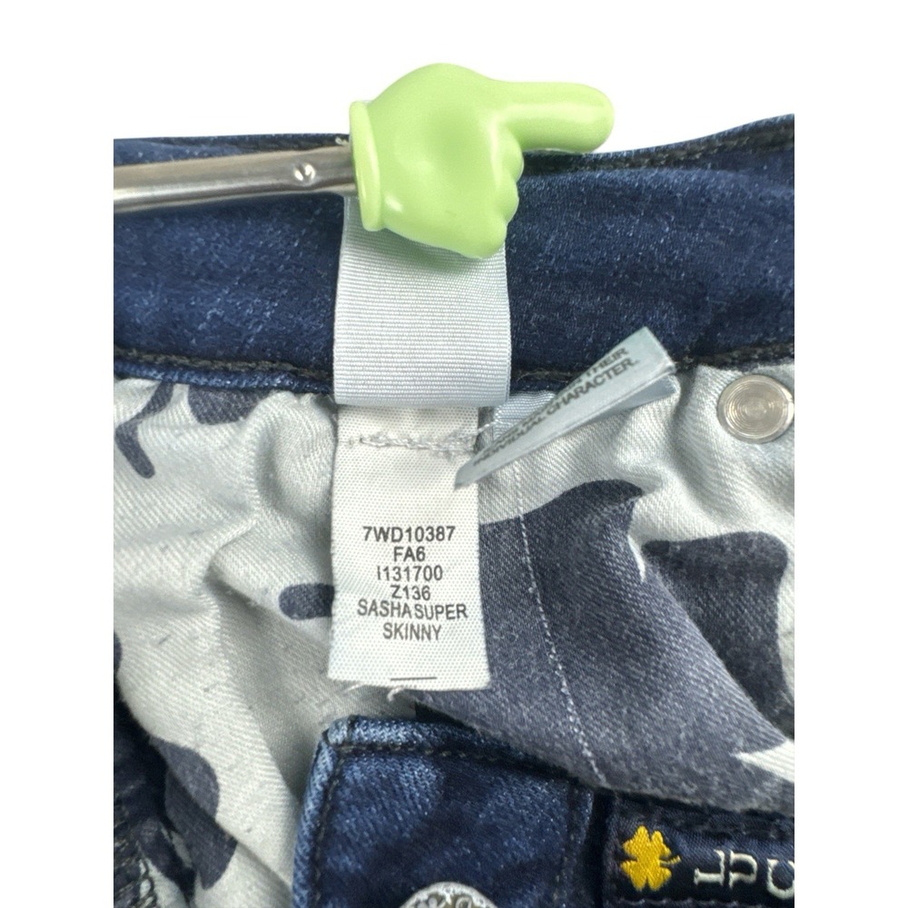 Lucy Brand Sasha Super Skinny Jeans - Dark‎ Wash, Mid-Rise Stretch Denim, 2/26 - Picture 13 of 16
